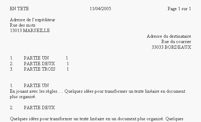 Texte brut Texte brut